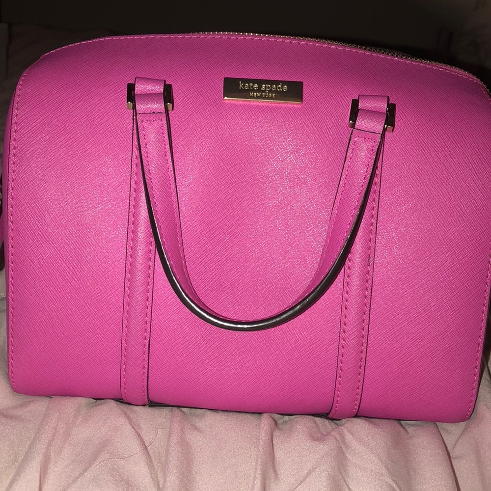 Hot Pink Kate Spade Purse and Matching Wallet